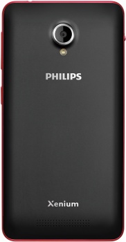 Philips V377 Xenium Dual Sim Black Red